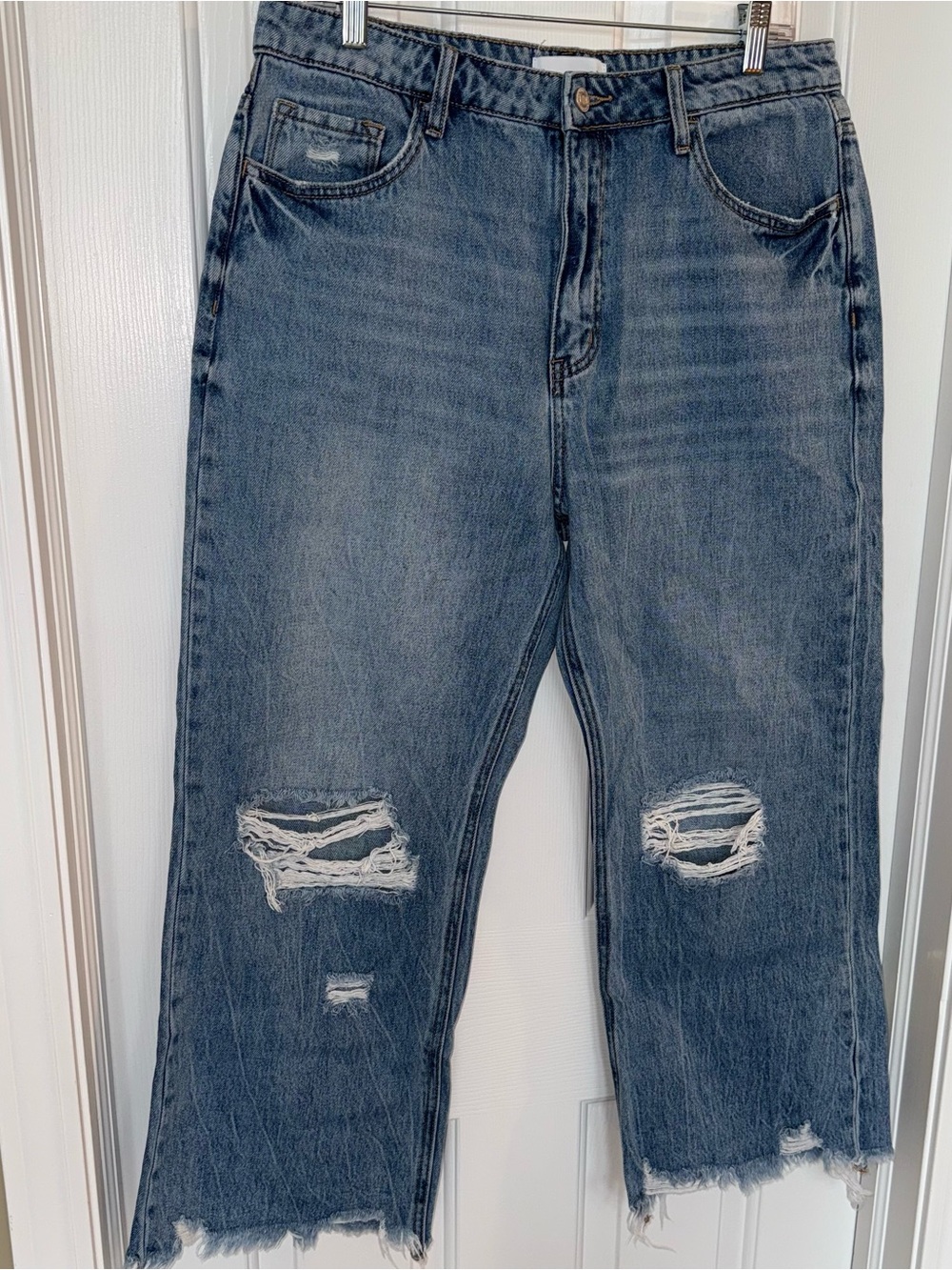 Vervet Maven Destroyed Ankle Jeans - Picture 5 of 10